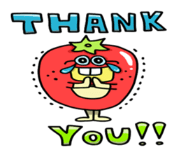 Cheerful Vegetables Village sticker #1897514