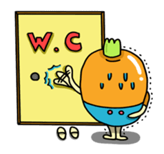 Cheerful Vegetables Village sticker #1897517