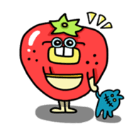 Cheerful Vegetables Village sticker #1897520