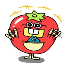 Cheerful Vegetables Village sticker #1897522
