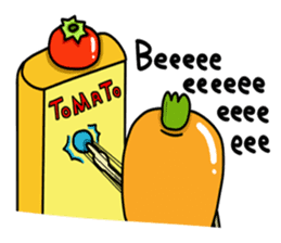 Cheerful Vegetables Village sticker #1897523