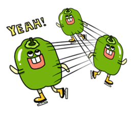 Cheerful Vegetables Village sticker #1897524