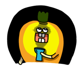 Cheerful Vegetables Village sticker #1897525