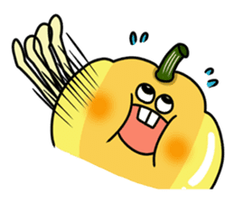 Cheerful Vegetables Village sticker #1897530