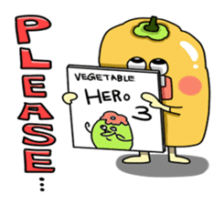 Cheerful Vegetables Village sticker #1897531