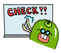 Cheerful Vegetables Village sticker #1897538