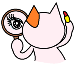 Cat light blue sticker #1898332