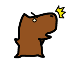 Capyba-kun of the capybara sticker #1898563
