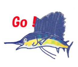 Solt water lure fishing No.2 sticker #1898607