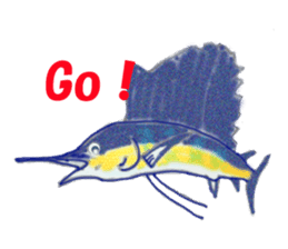 Solt water lure fishing No.2 sticker #1898607