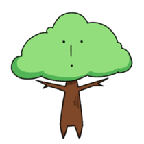 tree man sticker #1898867