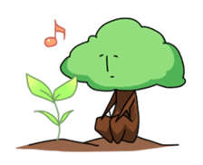 tree man sticker #1898877