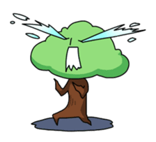 tree man sticker #1898887