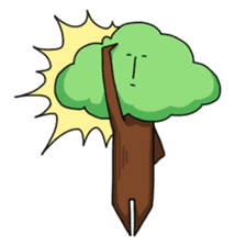 tree man sticker #1898898