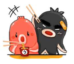 Taku and Octupus Friends sticker #1898916
