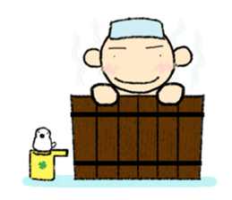 Katcah-n border pattern with birds sticker #1899044