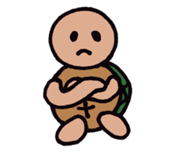 An ordinary days of an ordinary turtle. sticker #1900082