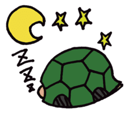 An ordinary days of an ordinary turtle. sticker #1900093