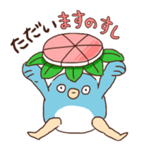 A lovely fish human sticker #1900297