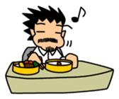 Business scene with Mr.Roover sticker #1900405