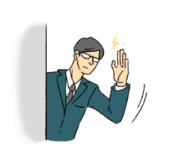 The Businessman Sticker sticker #1900501