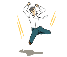 The Businessman Sticker sticker #1900511