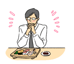 The Businessman Sticker sticker #1900535