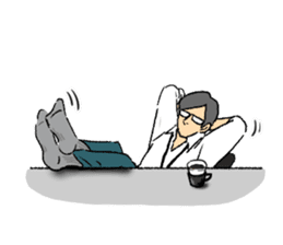 The Businessman Sticker sticker #1900537