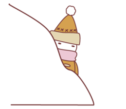 Winter and snow sticker sticker #1900561