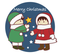 Winter and snow sticker sticker #1900579