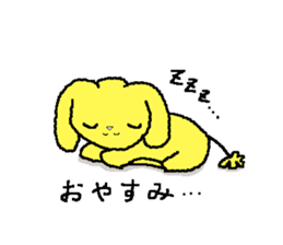 A Cute Dog With Long Ears sticker #1900633