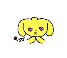 A Cute Dog With Long Ears sticker #1900637