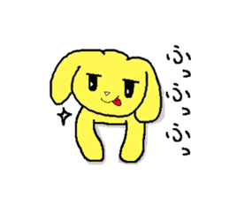 A Cute Dog With Long Ears sticker #1900641