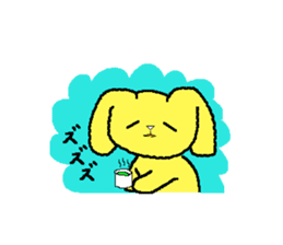 A Cute Dog With Long Ears sticker #1900649