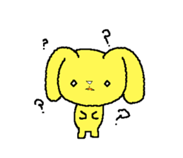 A Cute Dog With Long Ears sticker #1900656