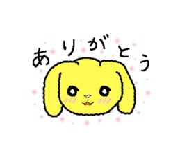 A Cute Dog With Long Ears sticker #1900657