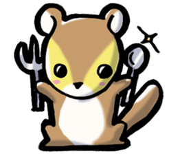 Squirrel's Lee and friends sticker #1900722