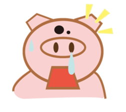 dog and pig. sticker #1900822