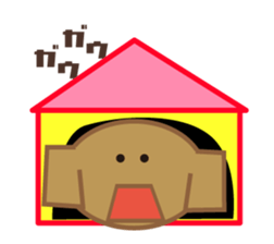 dog and pig. sticker #1900828