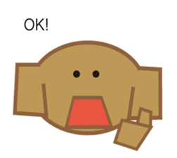 dog and pig. sticker #1900838