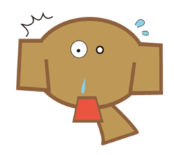 dog and pig. sticker #1900842