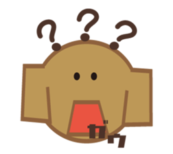 dog and pig. sticker #1900849