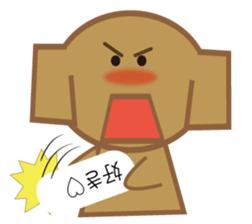 dog and pig. sticker #1900853