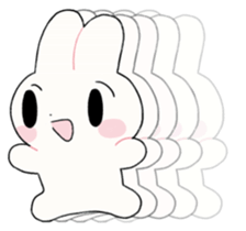 The Princess of Rabbit with One Ear sticker #1901561