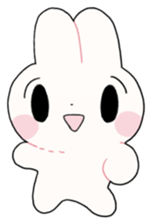 The Princess of Rabbit with One Ear sticker #1901562