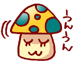 Kinoko-kai Language of sympathy sticker #1901749