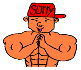 He is bodybuilder sticker #1901983