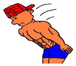 He is bodybuilder sticker #1901990
