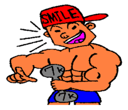 He is bodybuilder sticker #1901997