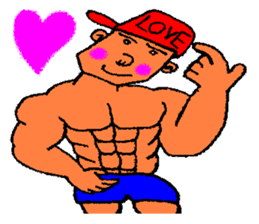 He is bodybuilder sticker #1902002